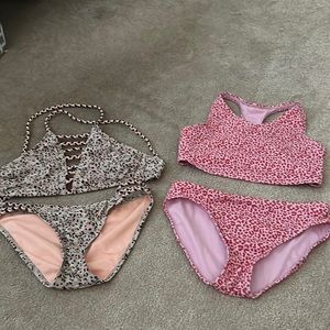 two cute target bathing suits for girls size 12!
